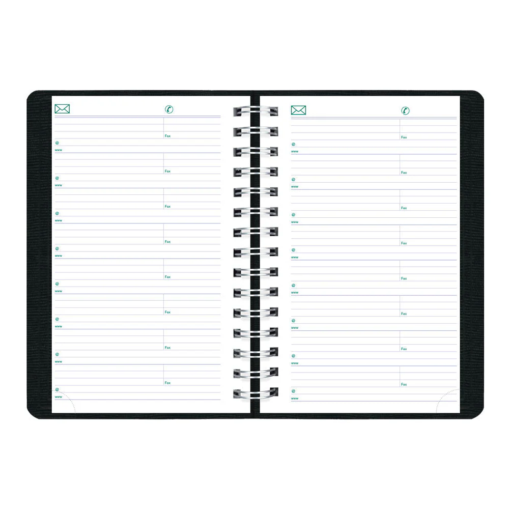 PlannerPlus™ Daily Appointment Book, 2027, Bilingual, Black (C1504N.81BT-27) - Image 6