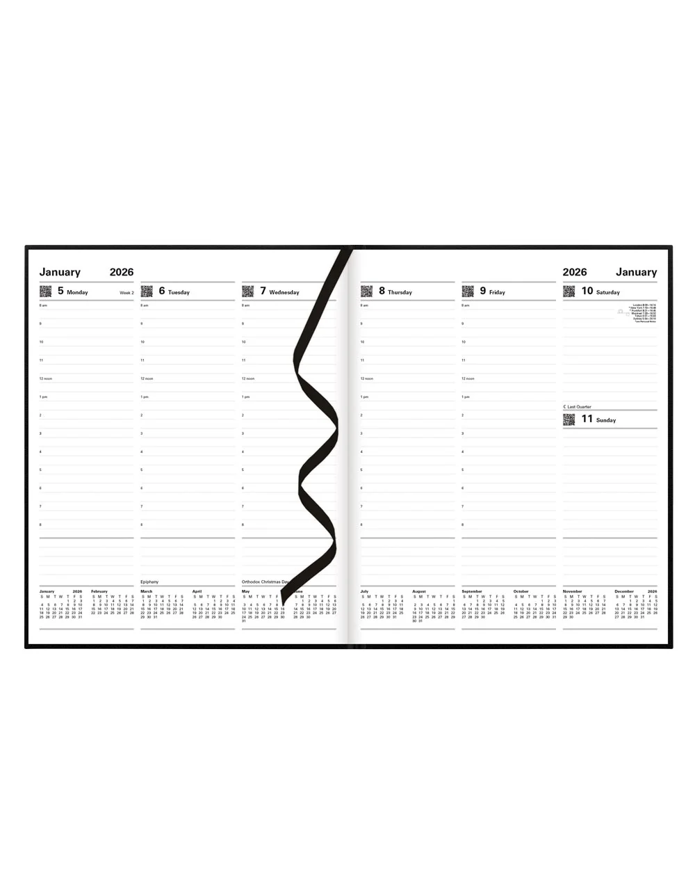 Principal Quarto Week to View Planner with Appointments 2026 - English - Image 2