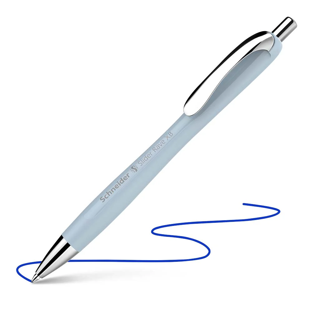 Rave Retractable Ballpoint Pen XB, Trend Limited Edition, Blue Ink, Box of 5 units - Image 11