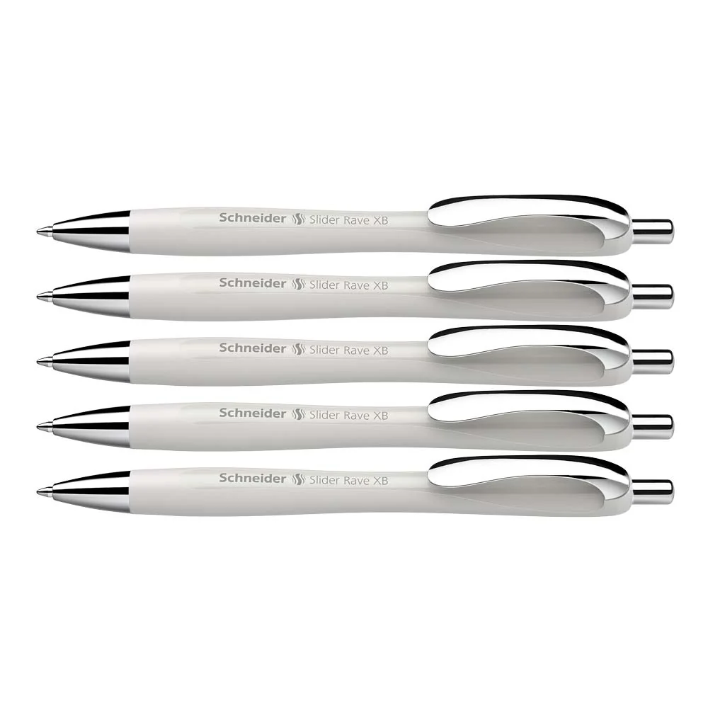 Rave Retractable Ballpoint Pen XB, Trend Limited Edition, Blue Ink, Box of 5 units - Image 4