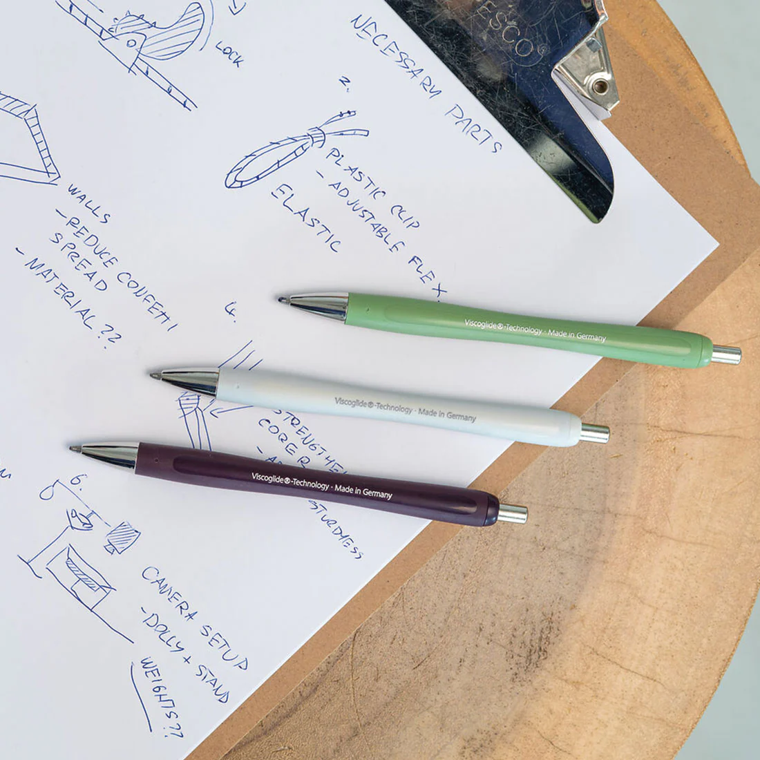 Rave Retractable Ballpoint Pen XB, Trend Limited Edition, Blue Ink, Promo Set of 3 Units+ 1  FREE Pen - Image 5