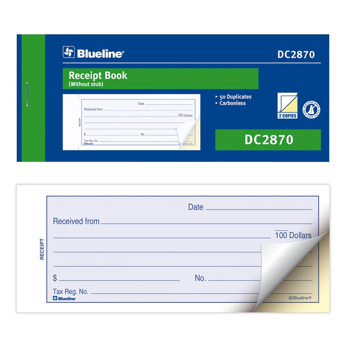 Receipt Book, DC2870
