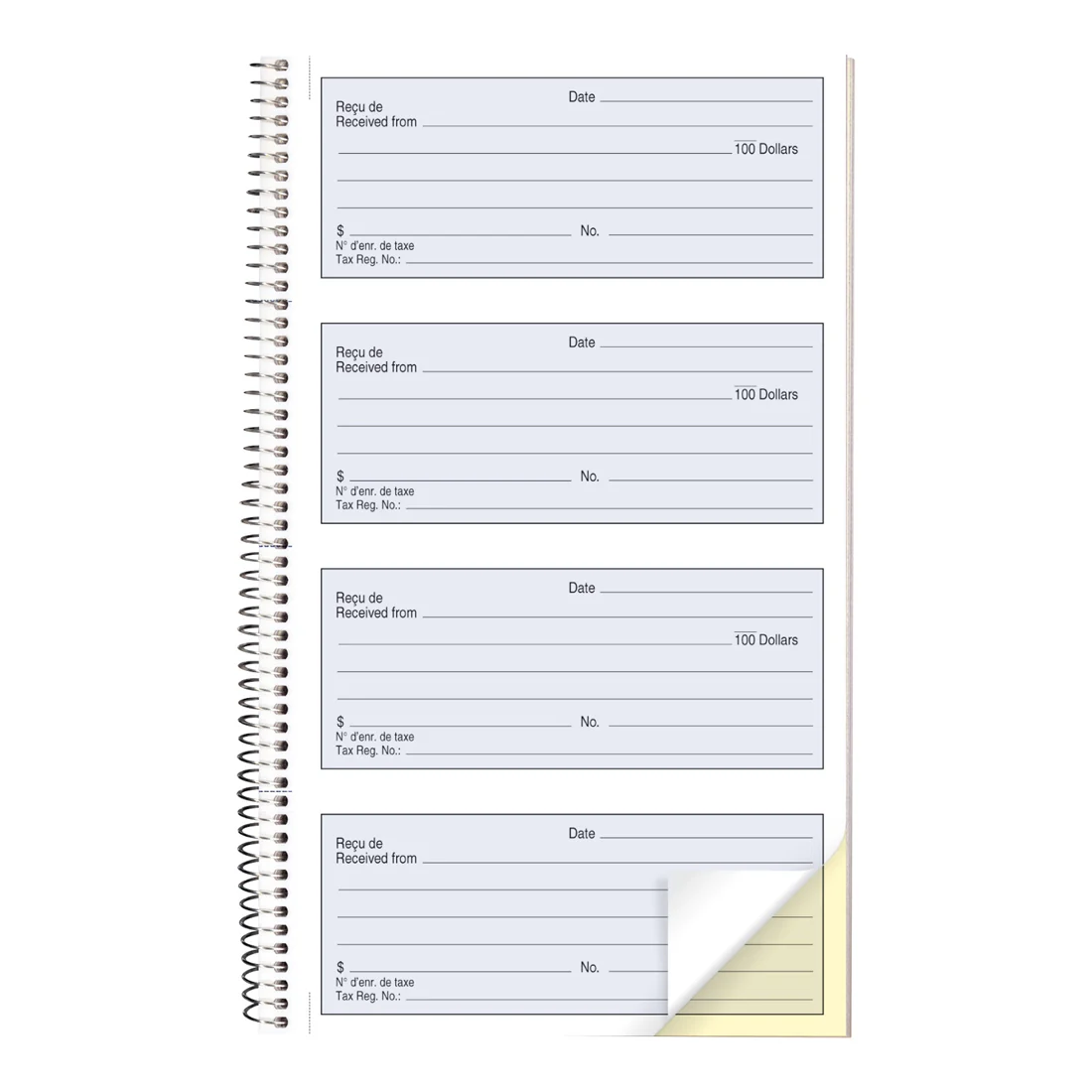 Receipt Book, DCB4074T - Image 3