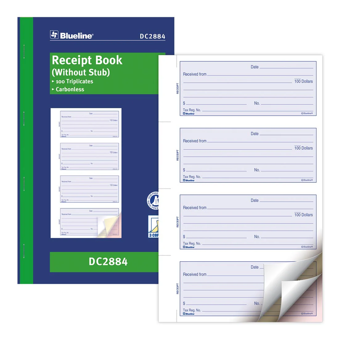 Receipt Book, DC2884