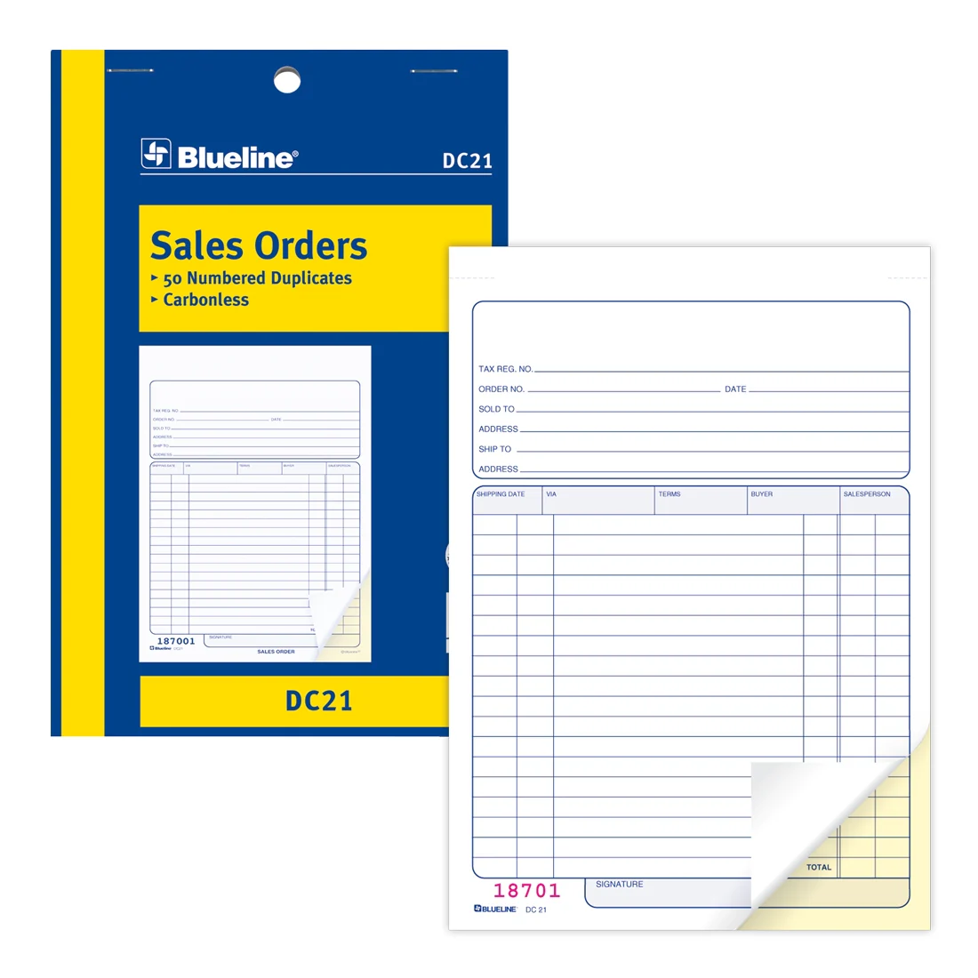 Sales Orders Book, DC21