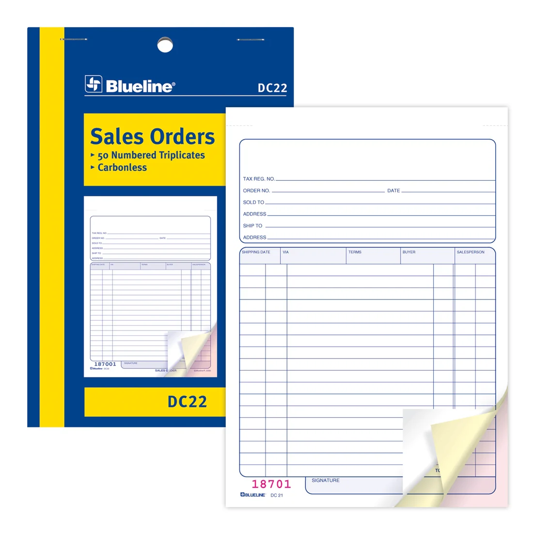 Sales Orders Book, DC22