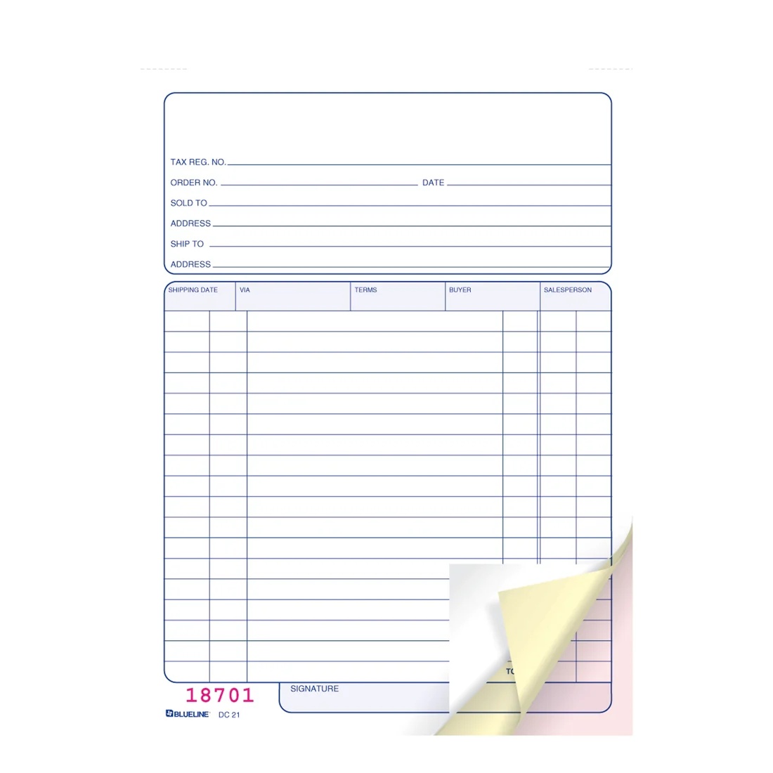 Sales Orders Book, DC22 - Image 2