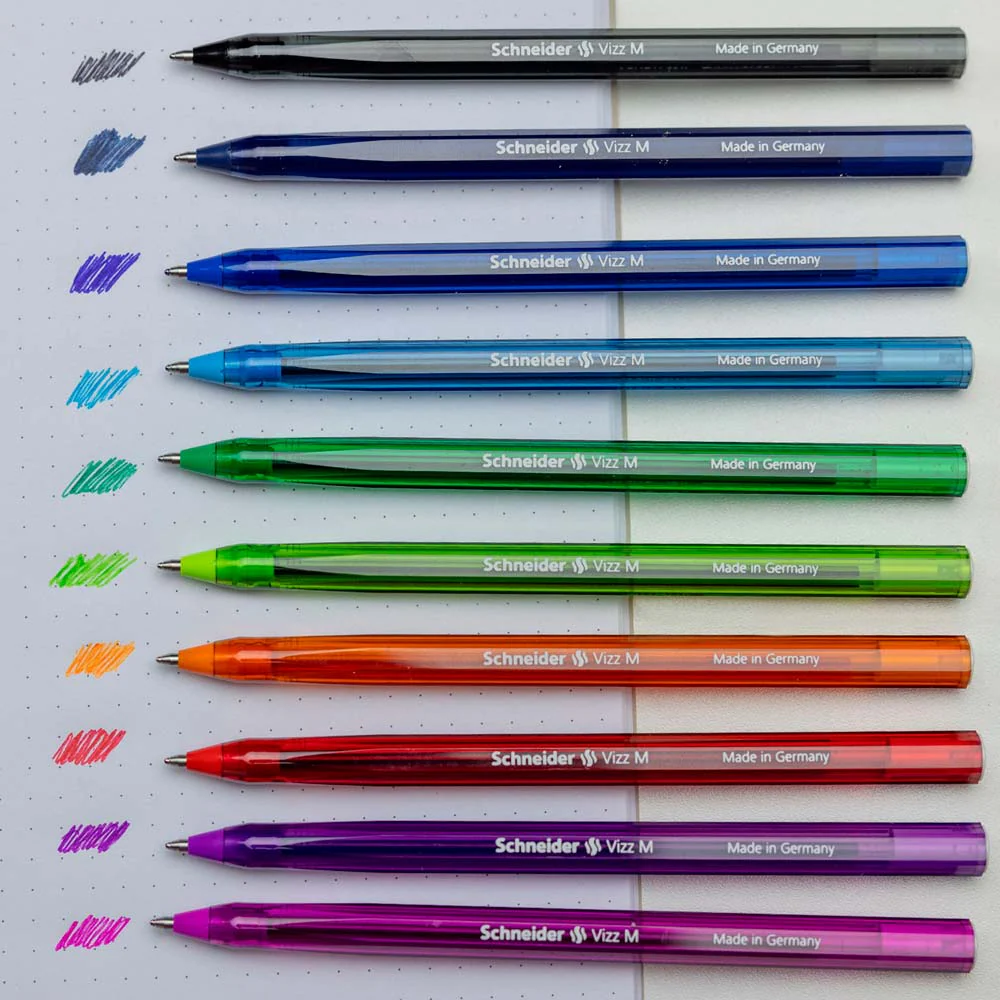 Vizz Ballpoint Pen M, Wallet 10 pieces - Assorted - Image 5