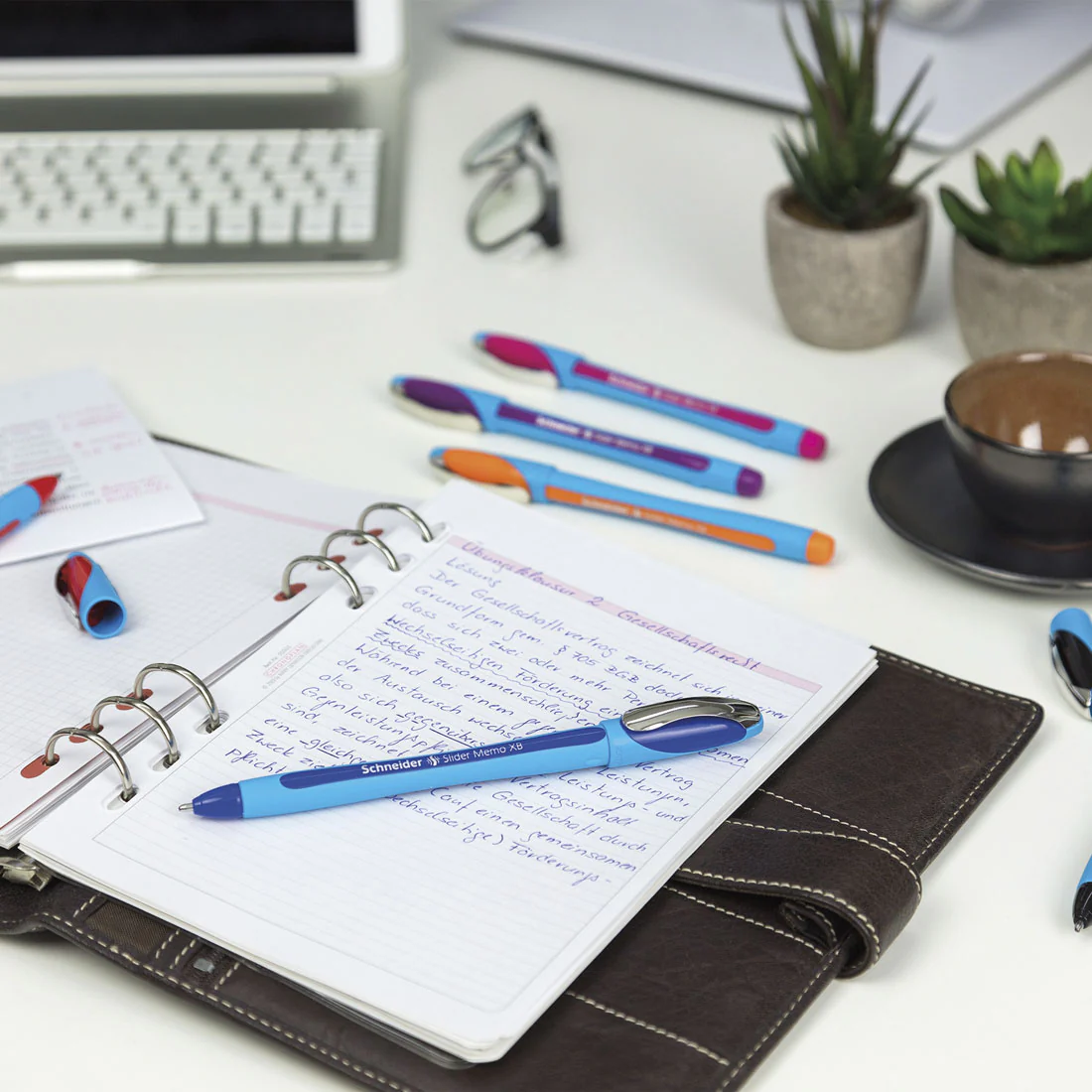 Memo Ballpoint Pens XB, Wallet 6 pieces - Assorted - Image 7
