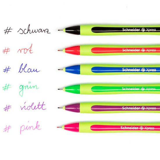 Xpress Fineliners 0.8mm, wallet 3 pieces - Assorted - Image 5