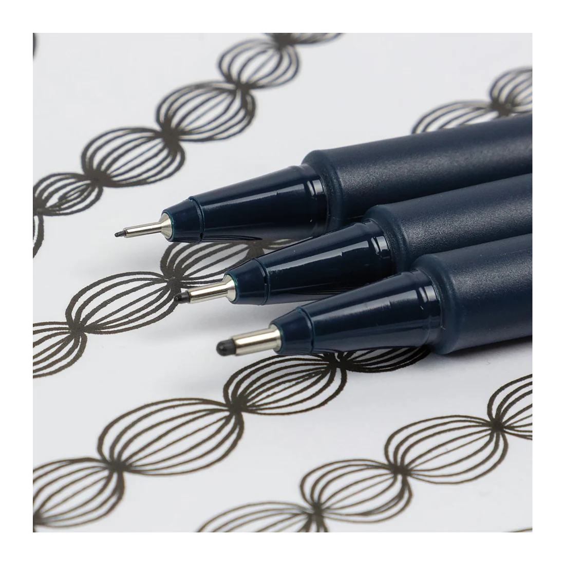 Pictus Fineliners, wallet 8 pieces - Black - Image 4