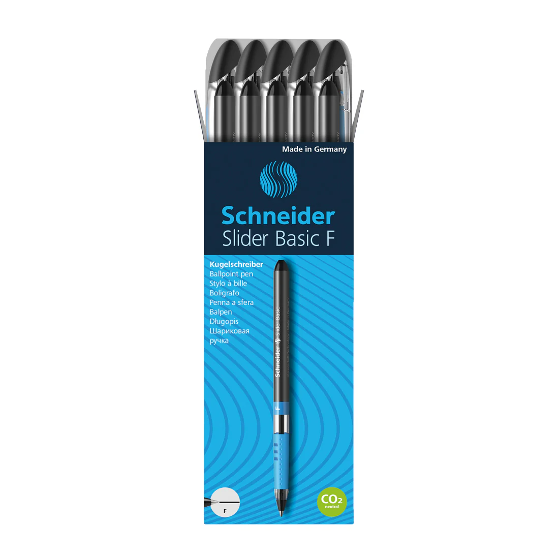 Slider BASIC Ballpoint Pens F, Box of 10 - Image 6