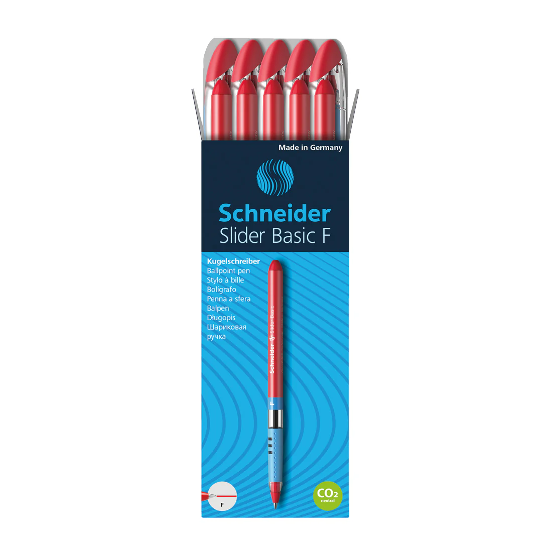Slider BASIC Ballpoint Pens F, Box of 10 - Image 8
