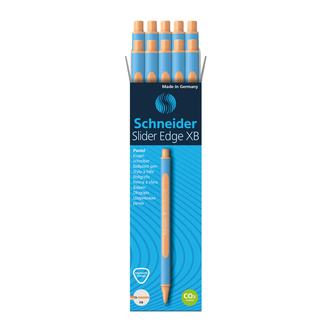 Edge Pastel Ballpoint Pens XB, Box of 10 - Image 11