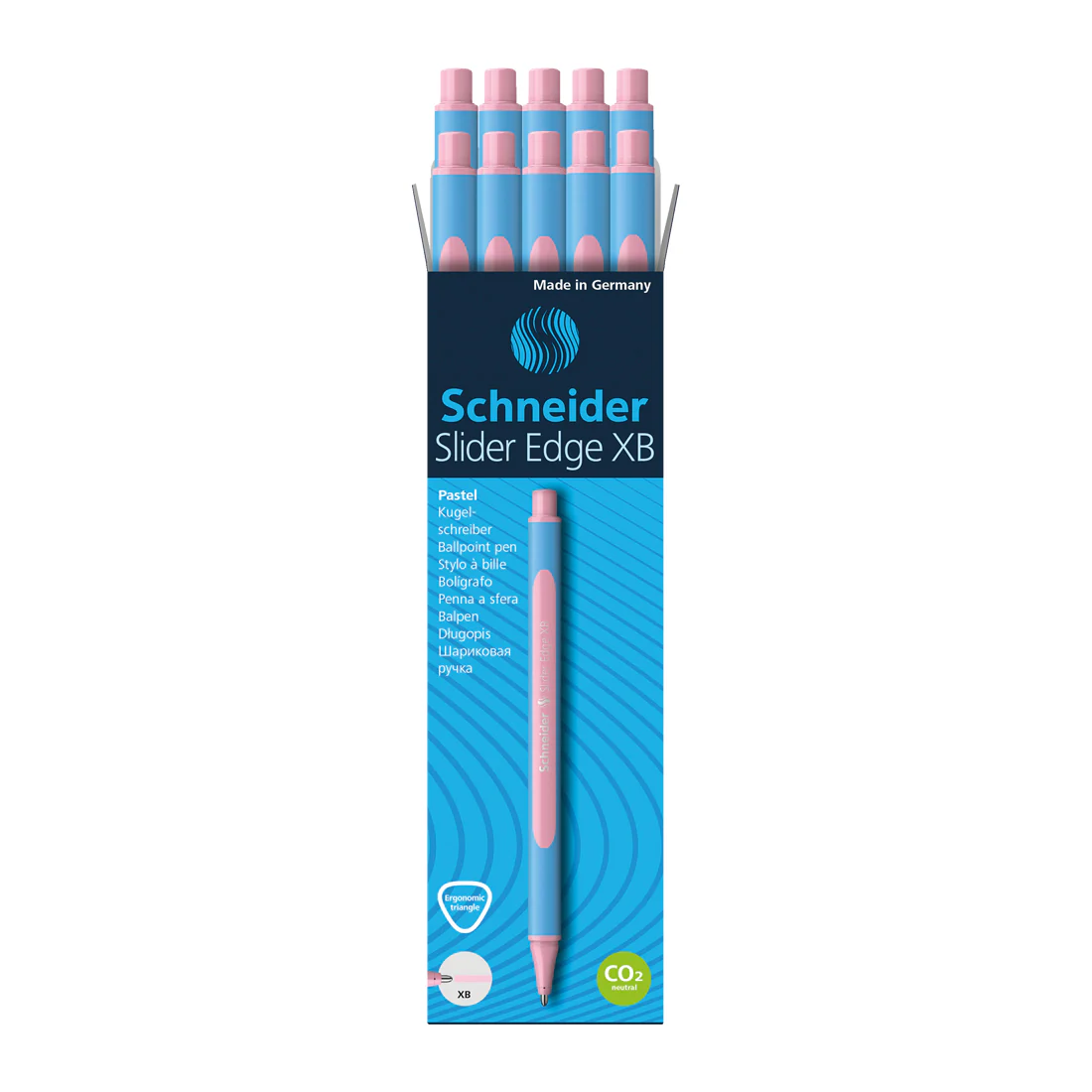 Edge Pastel Ballpoint Pens XB, Box of 10 - Image 21