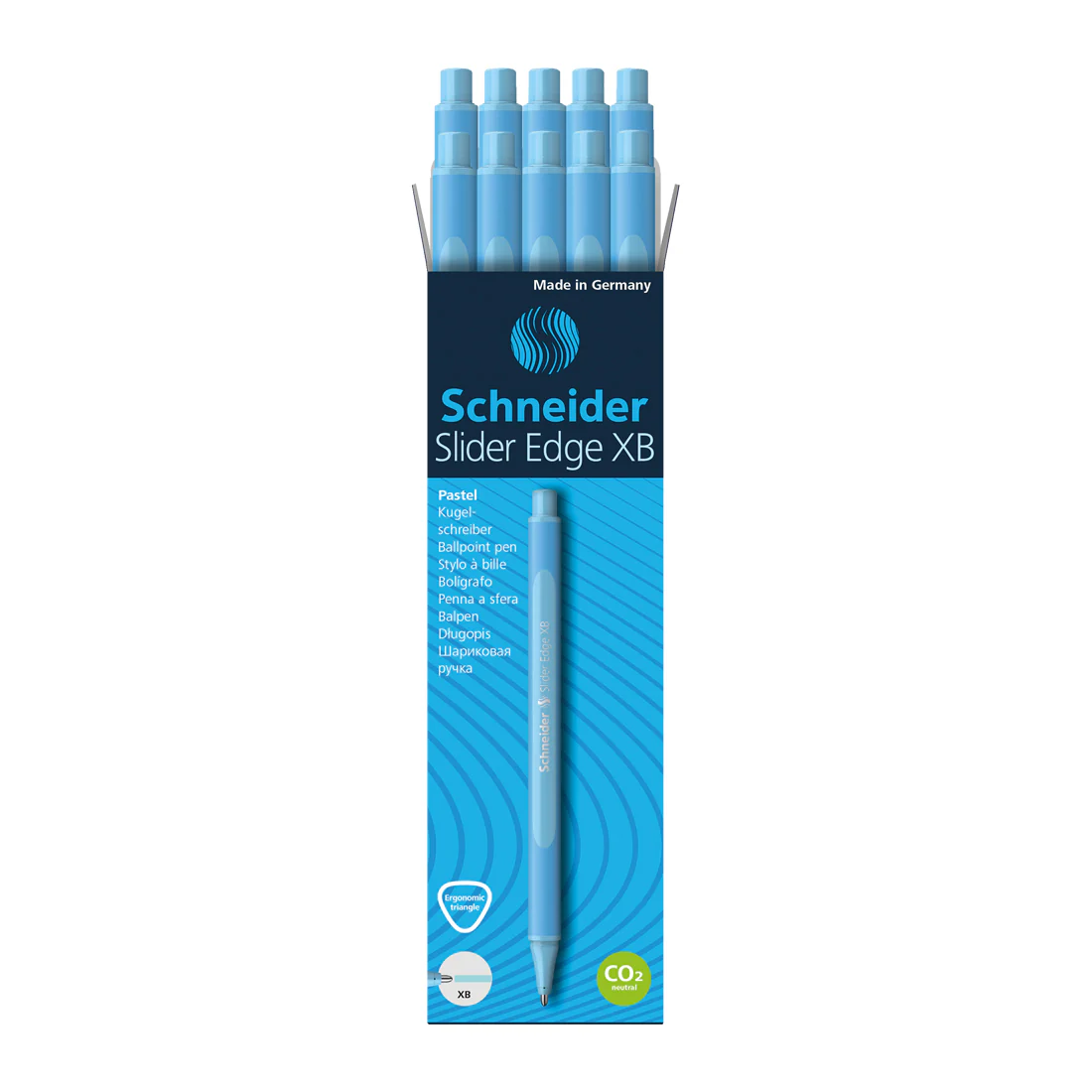 Edge Pastel Ballpoint Pens XB, Box of 10 - Image 26