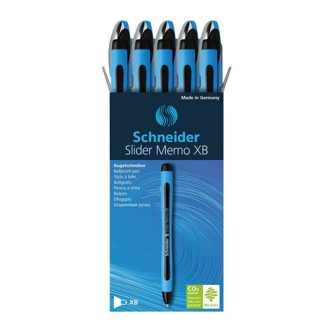 Memo Ballpoint Pens XB, Box of 10