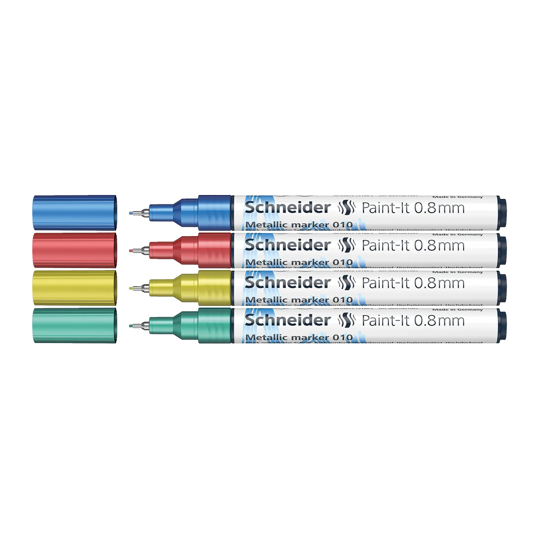 Paint-It 010 Metallic Markers 0.8mm, Wallet 4 pieces - Assorted - Image 3