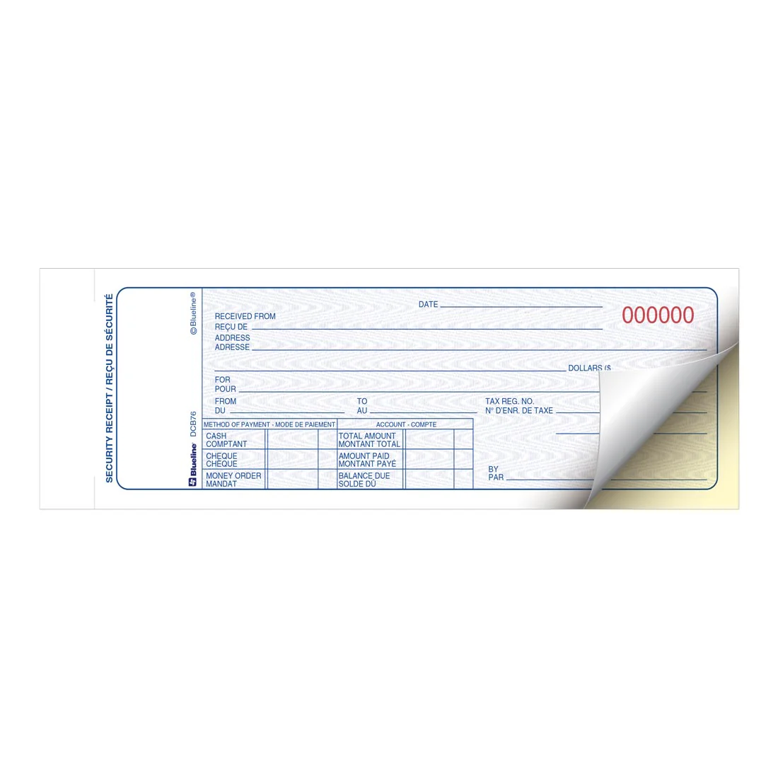 Security Receipts Book, DCB76 - Image 3