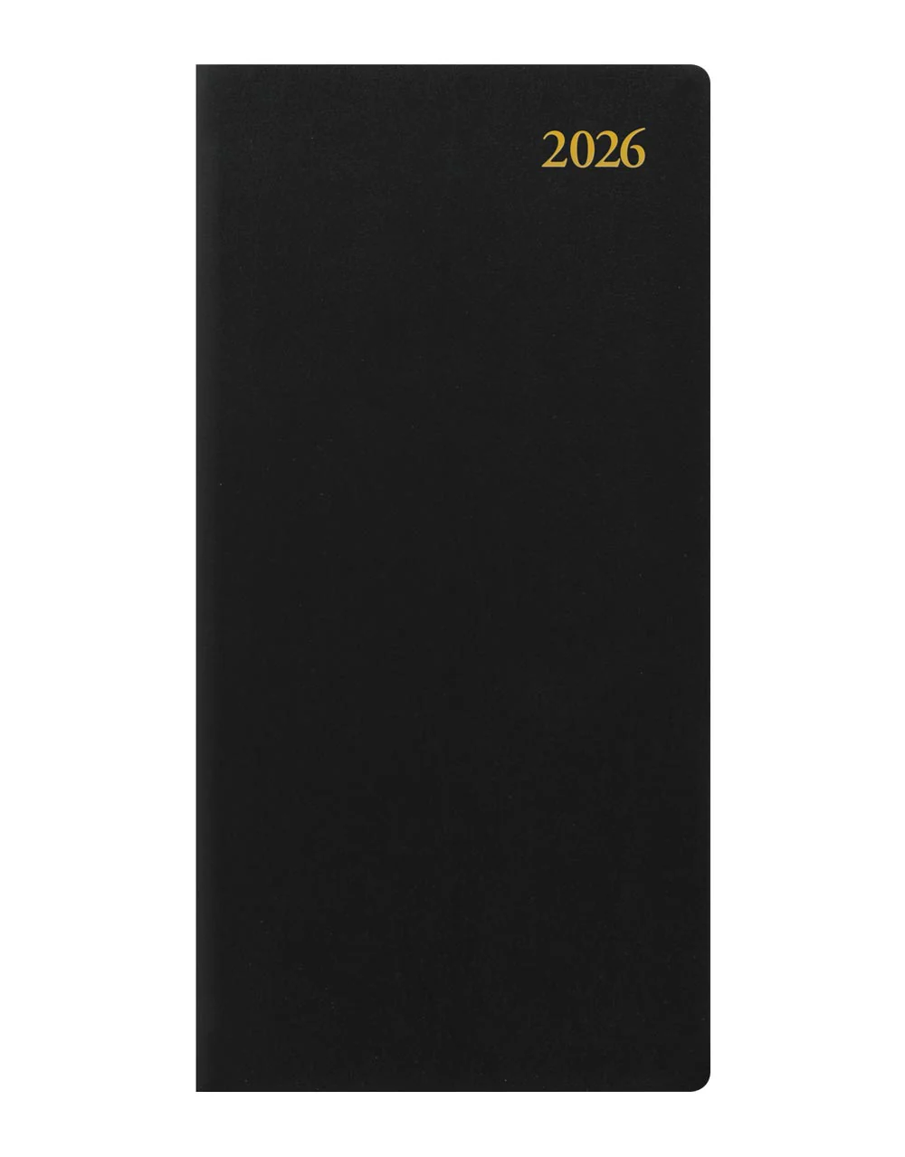 Signature Slim Week to View Leather Diary with Planners 2026 - English