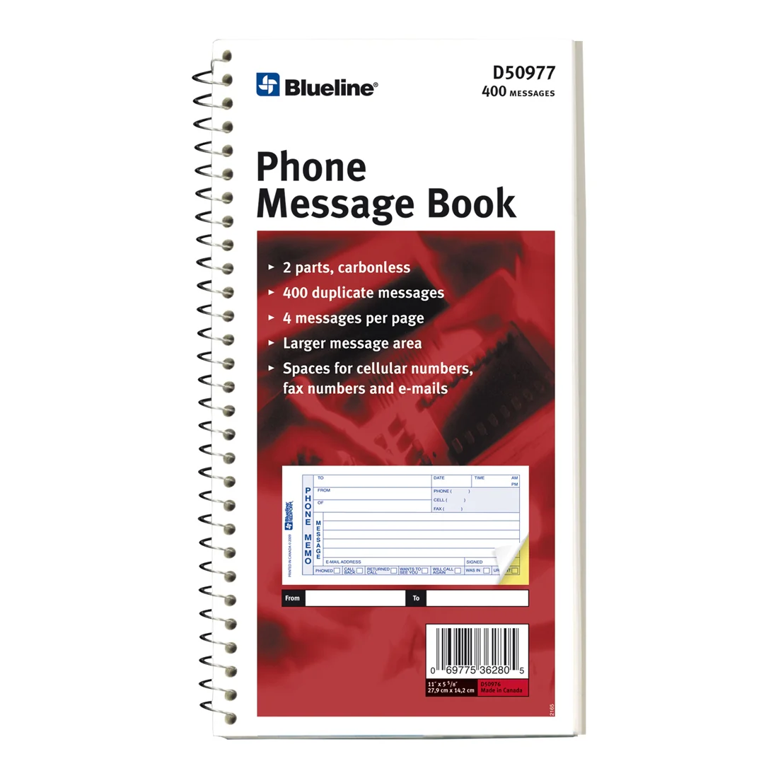 Telephone Message Book, D50977 - Image 4