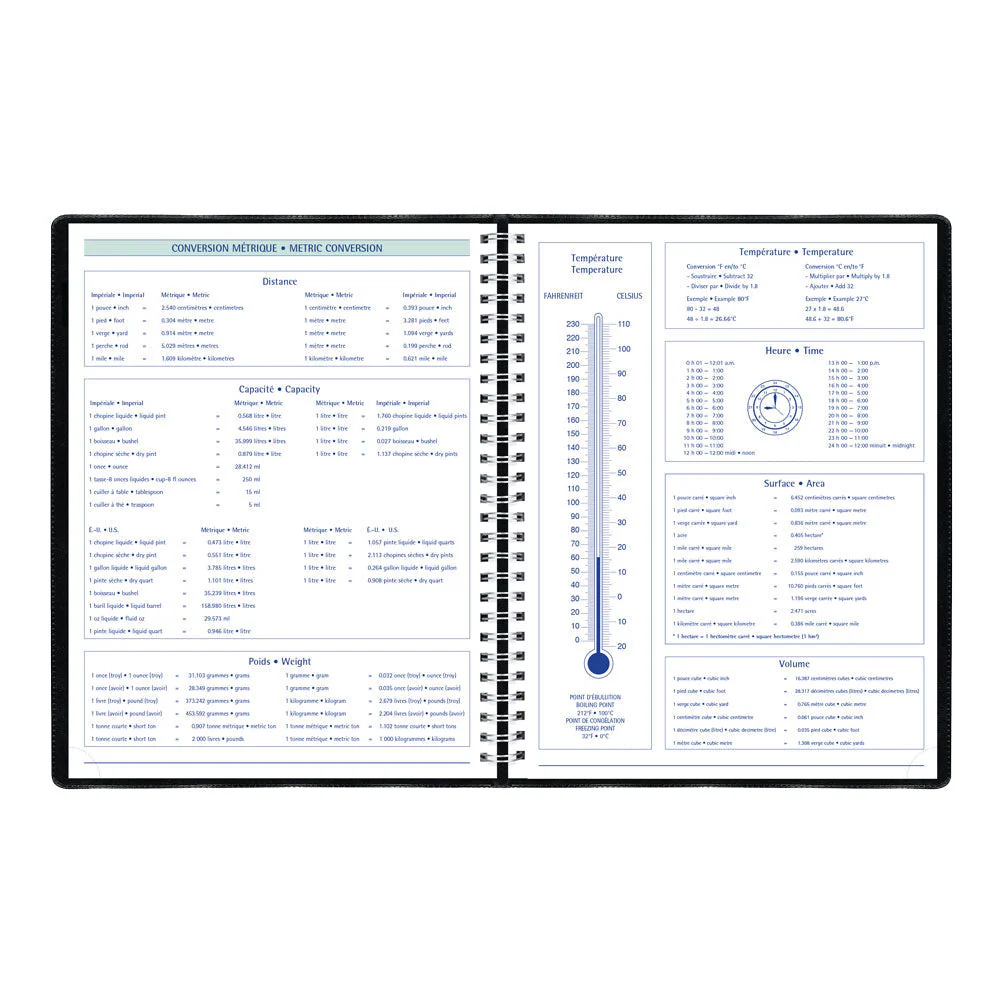 Timanager® Weekly/Monthly Appointment Book, 2027, Bilingual, 13 Months (C5933.81BT-27) - Image 7