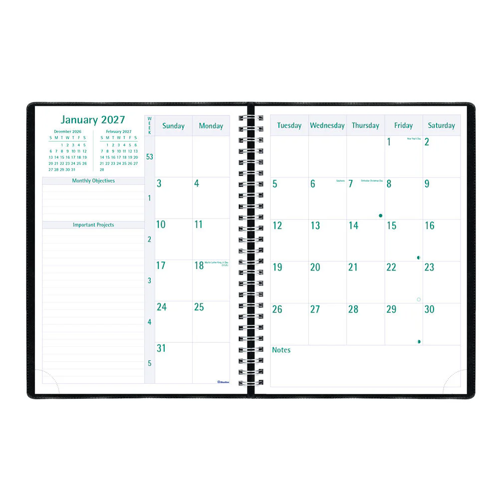 Timanager® Weekly/Monthly Appointment Book, 2027, English , 13 Months(C5900.81-27) - Image 4