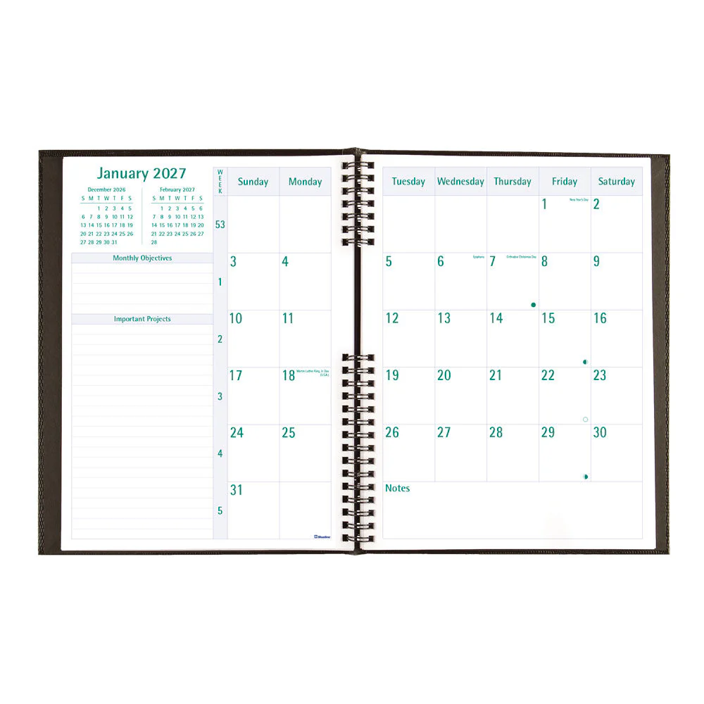 Timanager® Weekly/Monthly Appointment Book, 2027, English, 13 Months (C5905.81-27) - Image 4