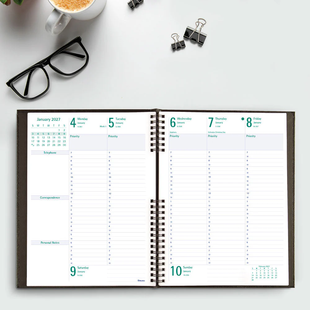 Timanager® Weekly/Monthly Appointment Book, 2027, English, 13 Months (C5905.81-27) - Image 9