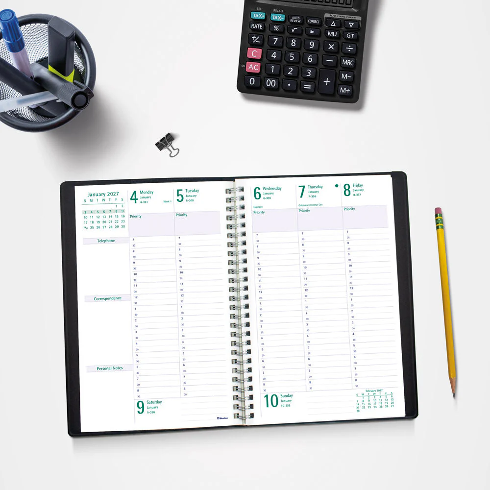 Timanager® Weekly/Monthly Appointment Book, 2027, English, 13 Months (C5910.81-27) - Image 10