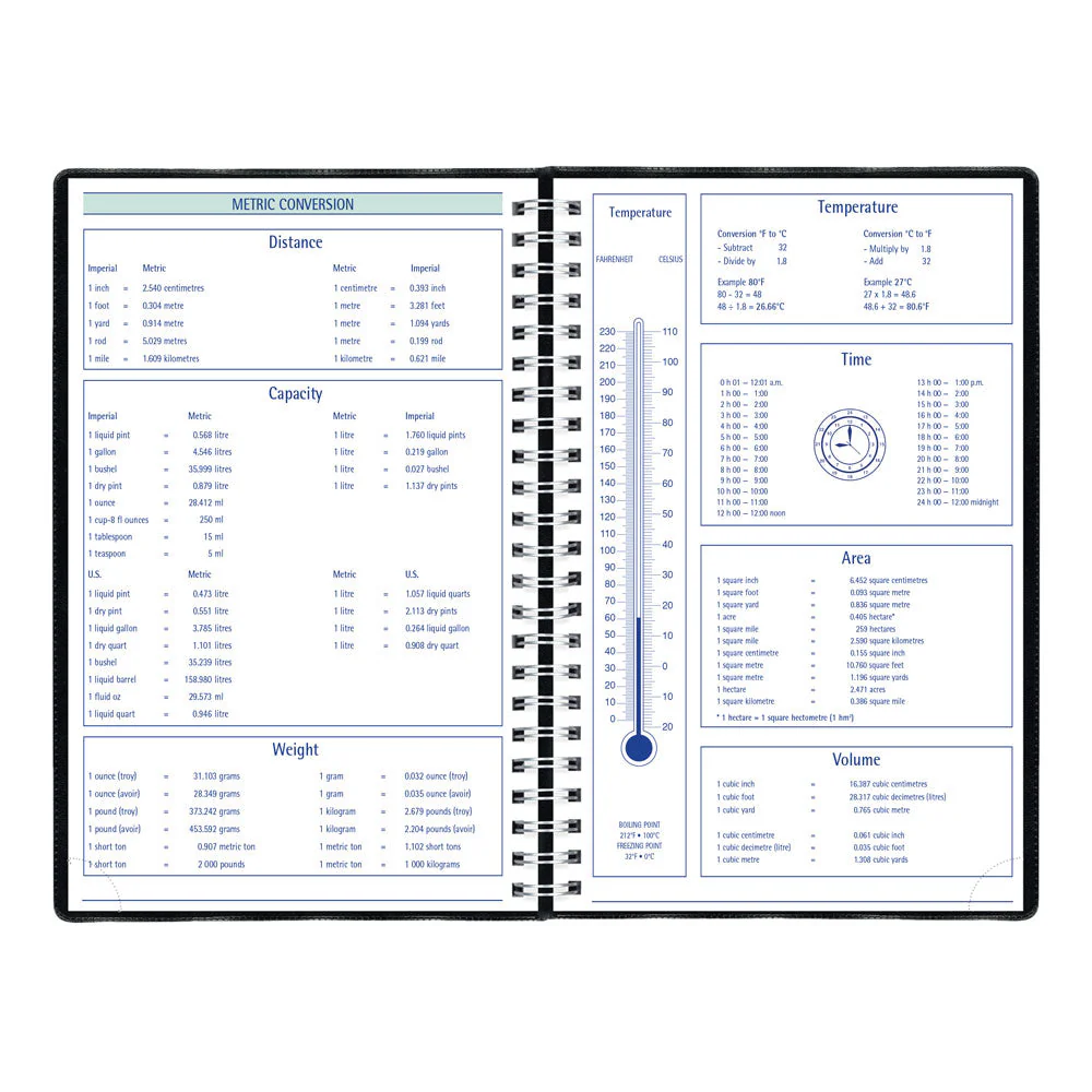 Timanager® Weekly/Monthly Appointment Book, 2027, English, 13 Months (C5910.81-27) - Image 7