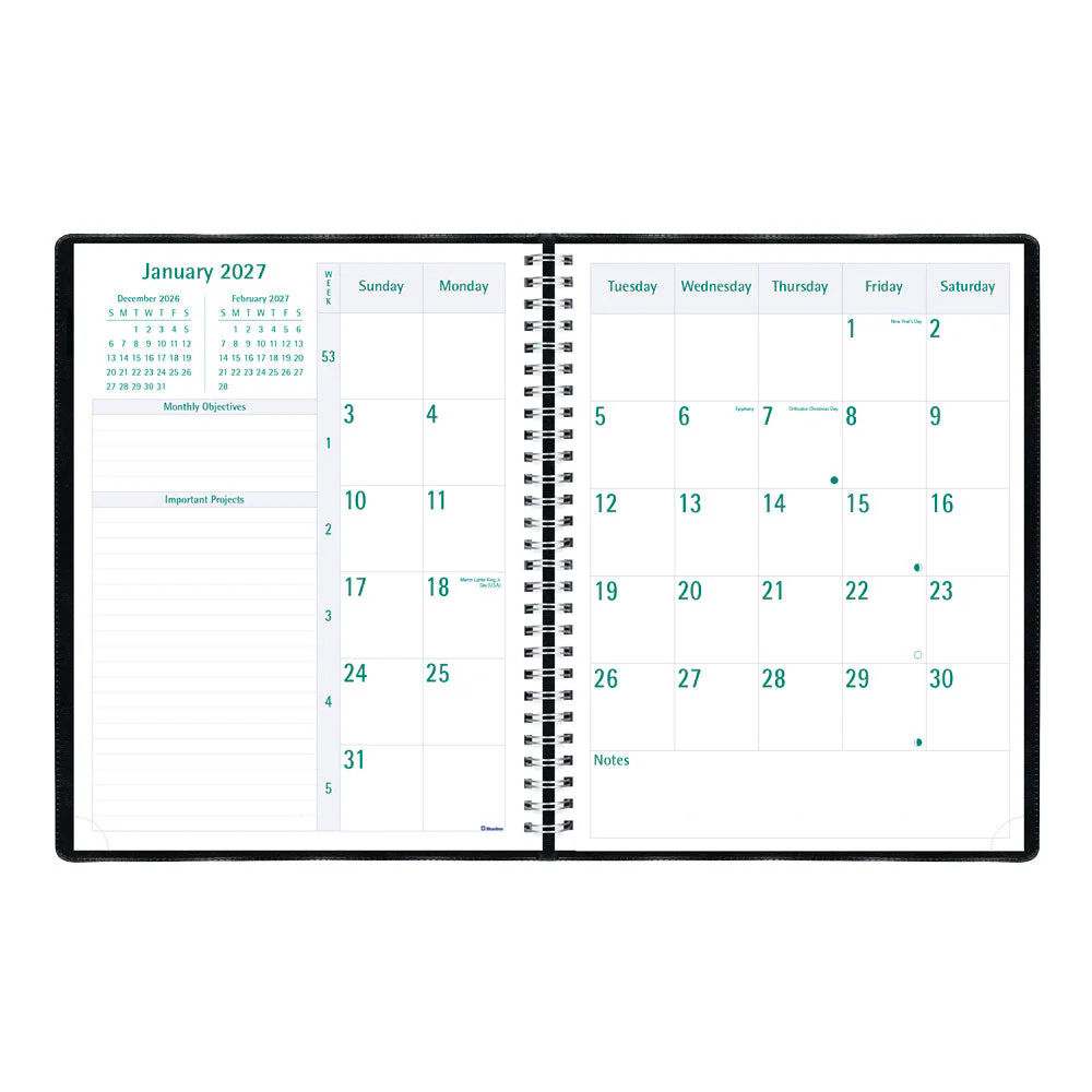 Timanager® Weekly/Monthly Appointment Book, 2027, English, 13 Months (C5930.81T-27) - Image 4