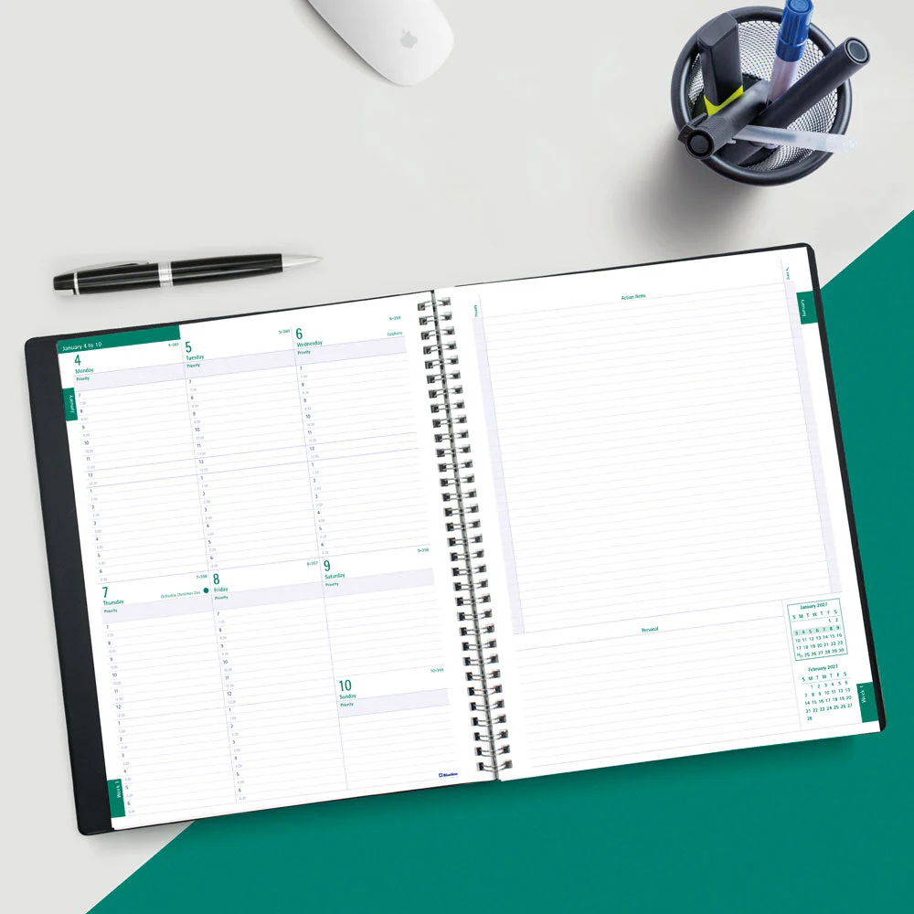 Timanager® Weekly/Monthly Appointment Book, 2027, English, 13 Months (C5933.81T-27) - Image 10