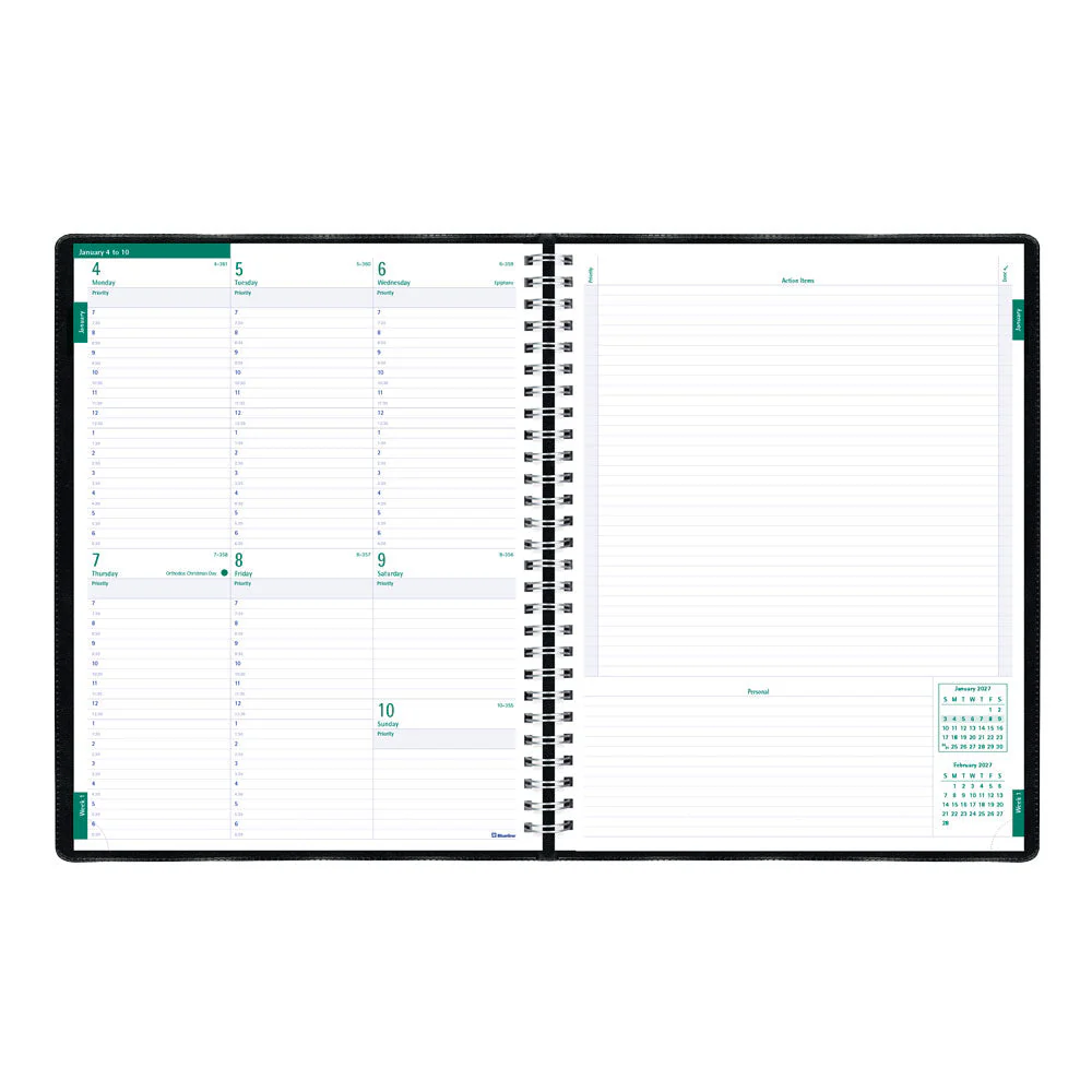 Timanager® Weekly/Monthly Appointment Book, 2027, English, 13 Months (C5933.81T-27) - Image 3