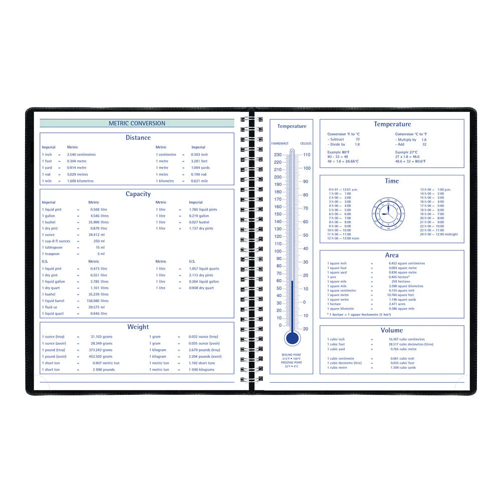 Timanager® Weekly/Monthly Appointment Book, 2027, English, 13 Months (C5940.81T-27) - Image 7