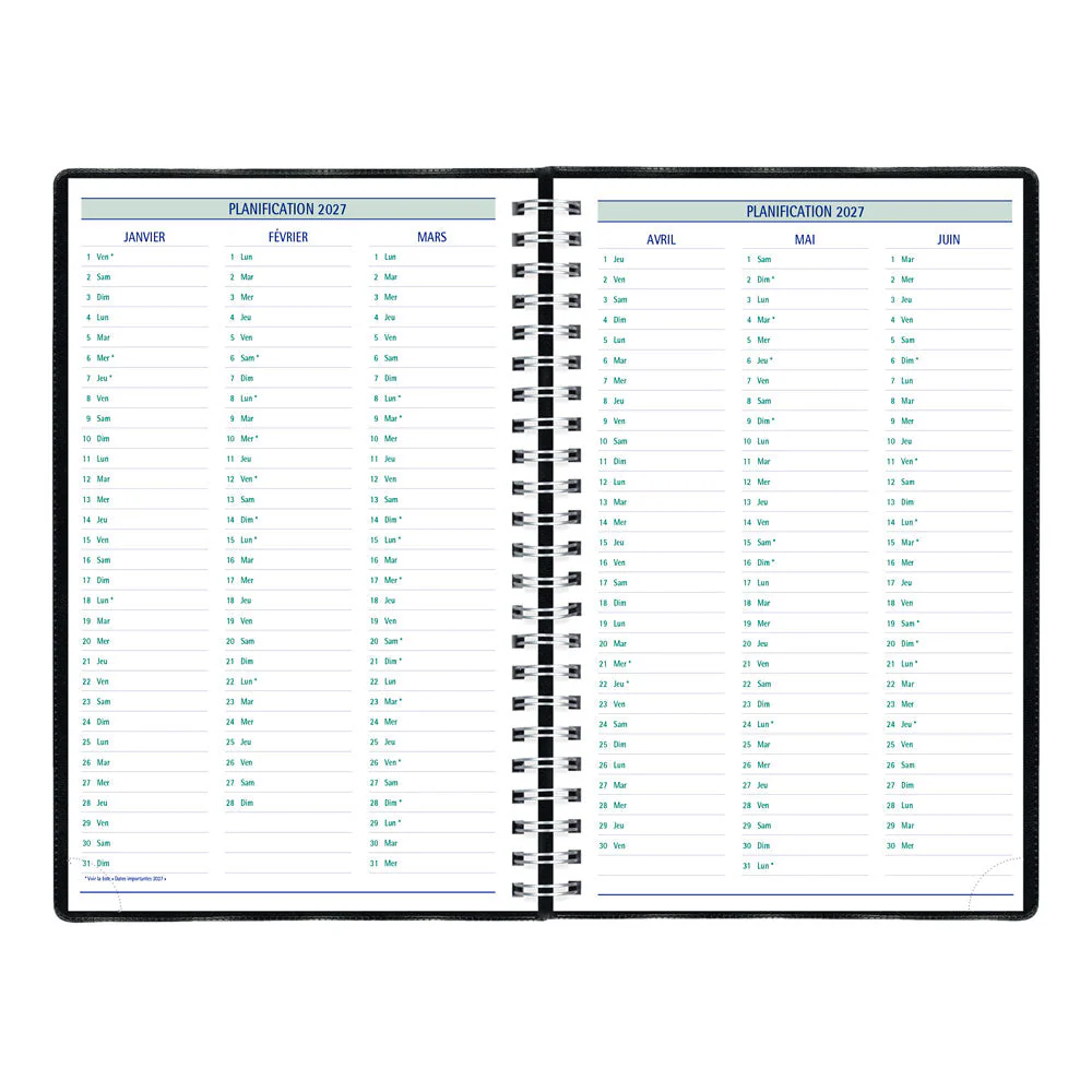 Timanager® Weekly/Monthly Appointment Book, 2027, French, 13 Months (C5910.81F-27) - Image 5
