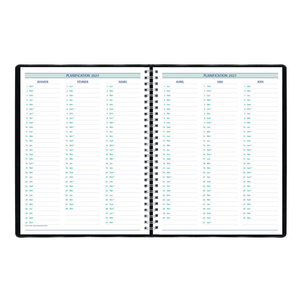 Timanager® Weekly/Monthly Appointment Book, 2027, French, 13 Months (C5930.81FT-27) - Image 5