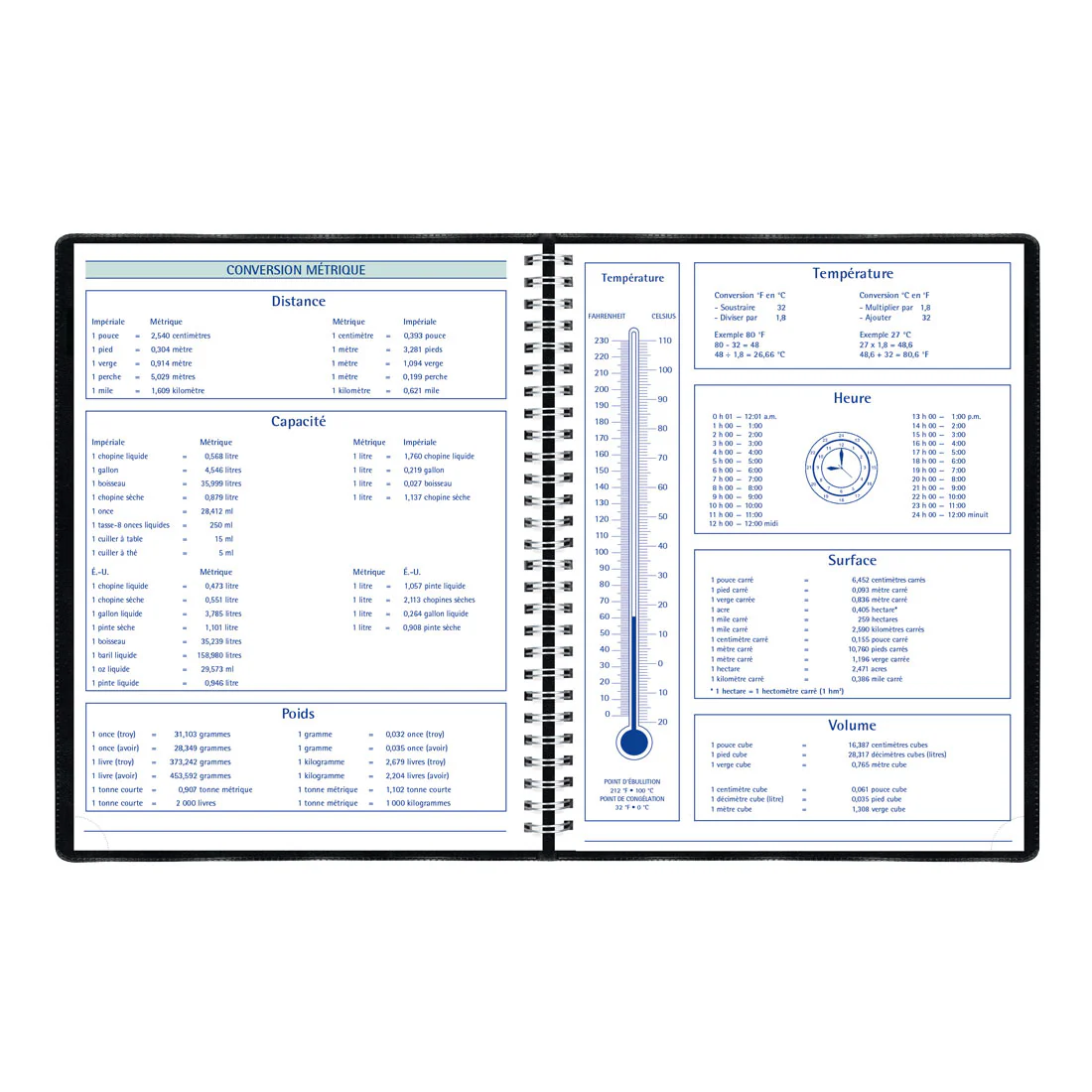 Timanager® Weekly Planner 2026 (French Version), Black (C5930.81FT-26) - Image 7