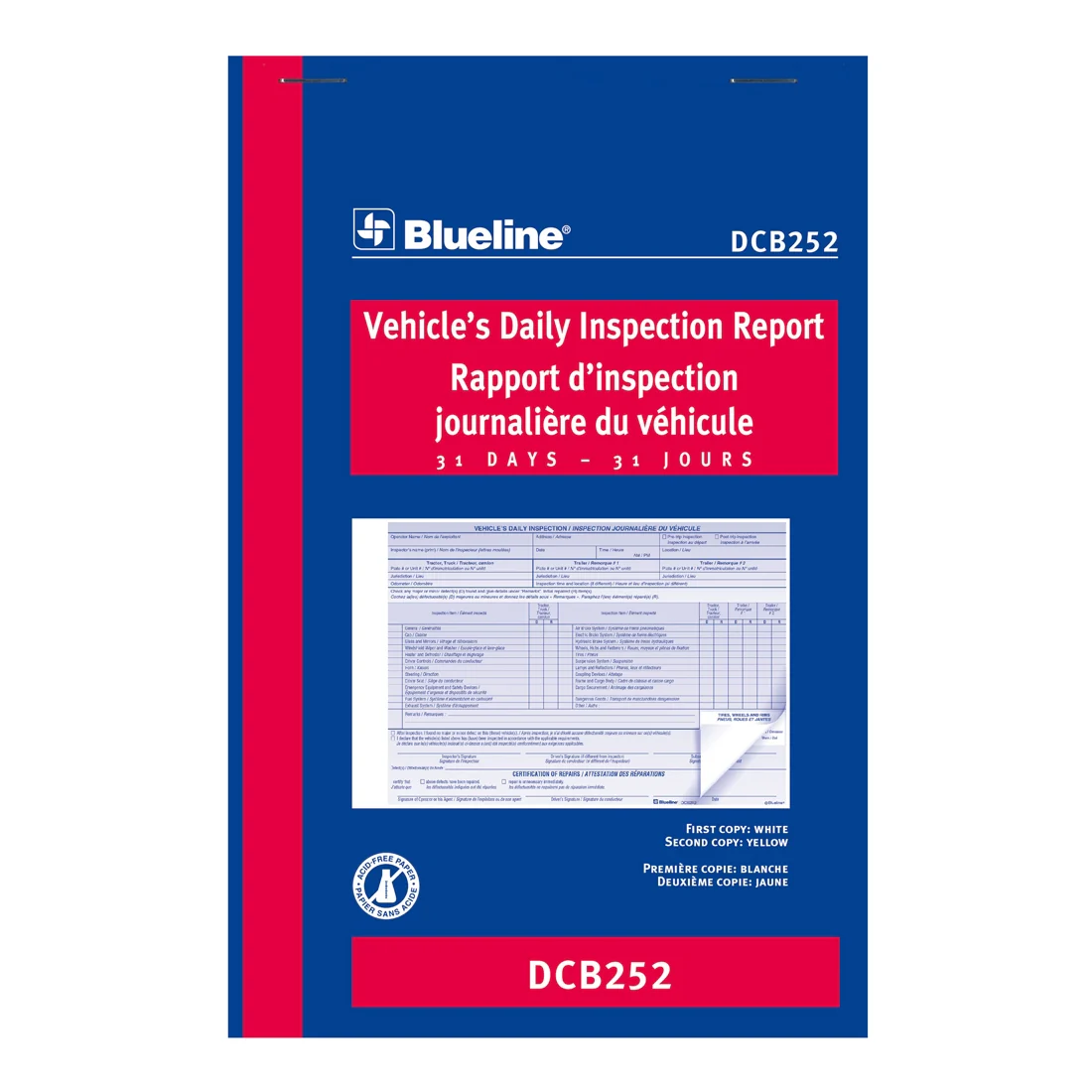 Vehicle's Daily Inspection Report, DCB252 - Image 4