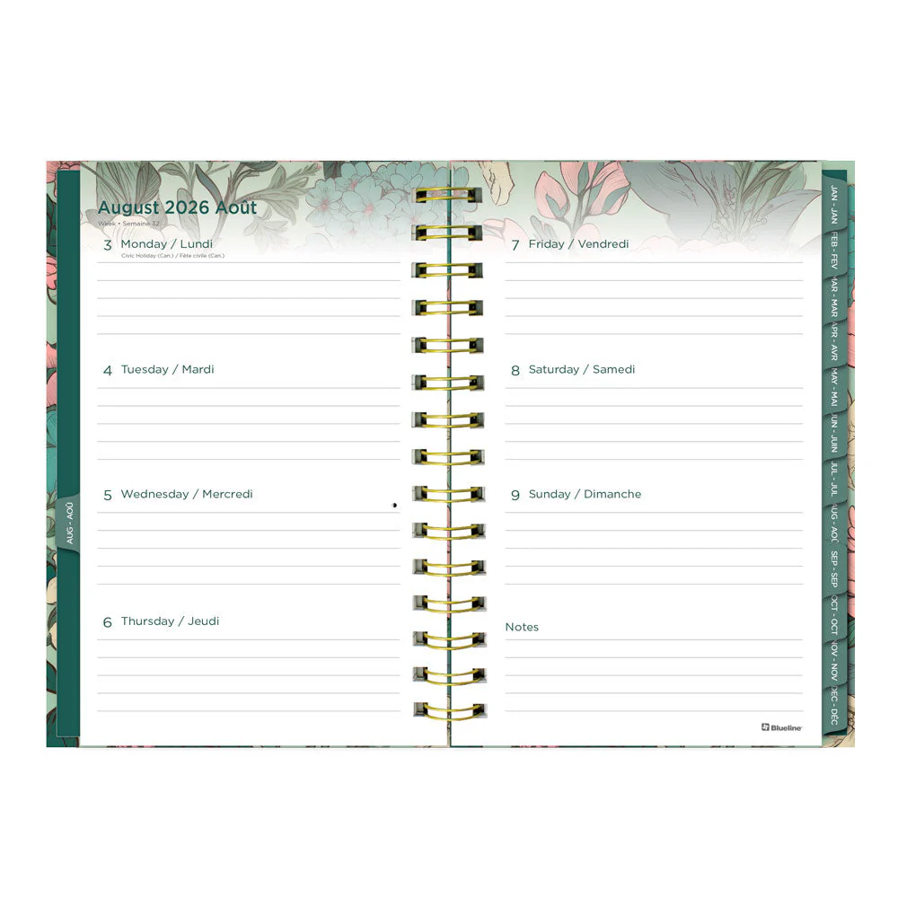 Verdant 17-Month Weekly Planner, 2026 - 2027, Bilingual (C448017.01B-27) - Image 3