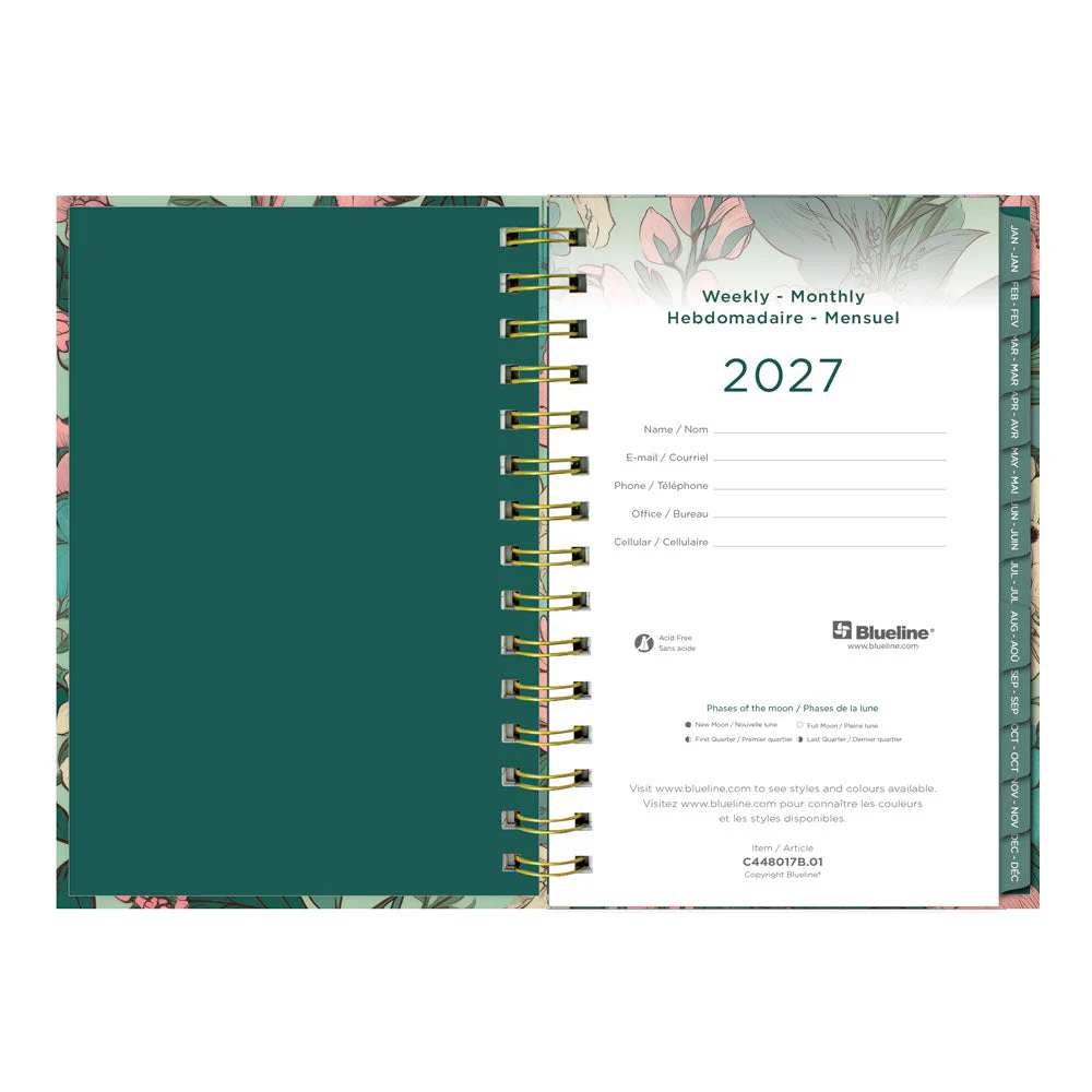 Verdant 17-Month Weekly Planner, 2026 - 2027, Bilingual (C448017.01B-27) - Image 5