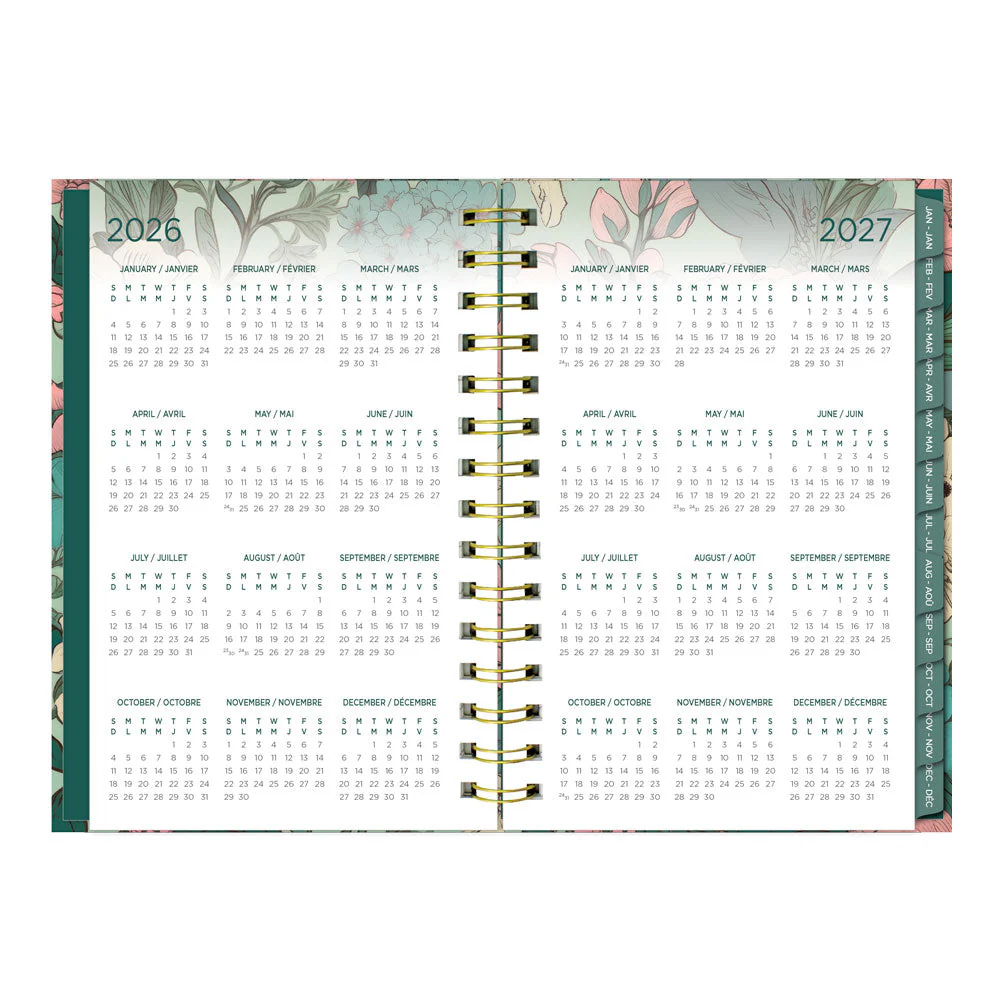 Verdant 17-Month Weekly Planner, 2026 - 2027, Bilingual (C448017.01B-27) - Image 6