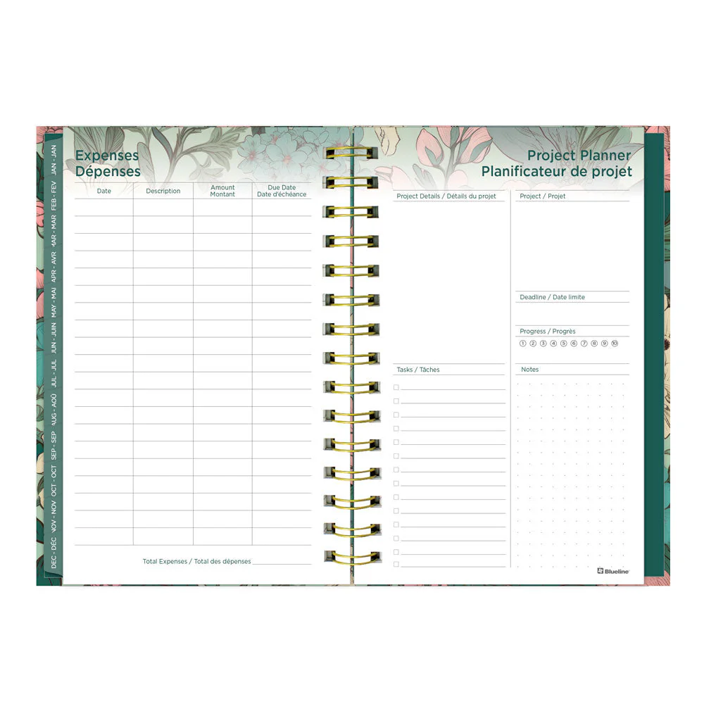 Verdant 17-Month Weekly Planner, 2026 - 2027, Bilingual (C448017.01B-27) - Image 7
