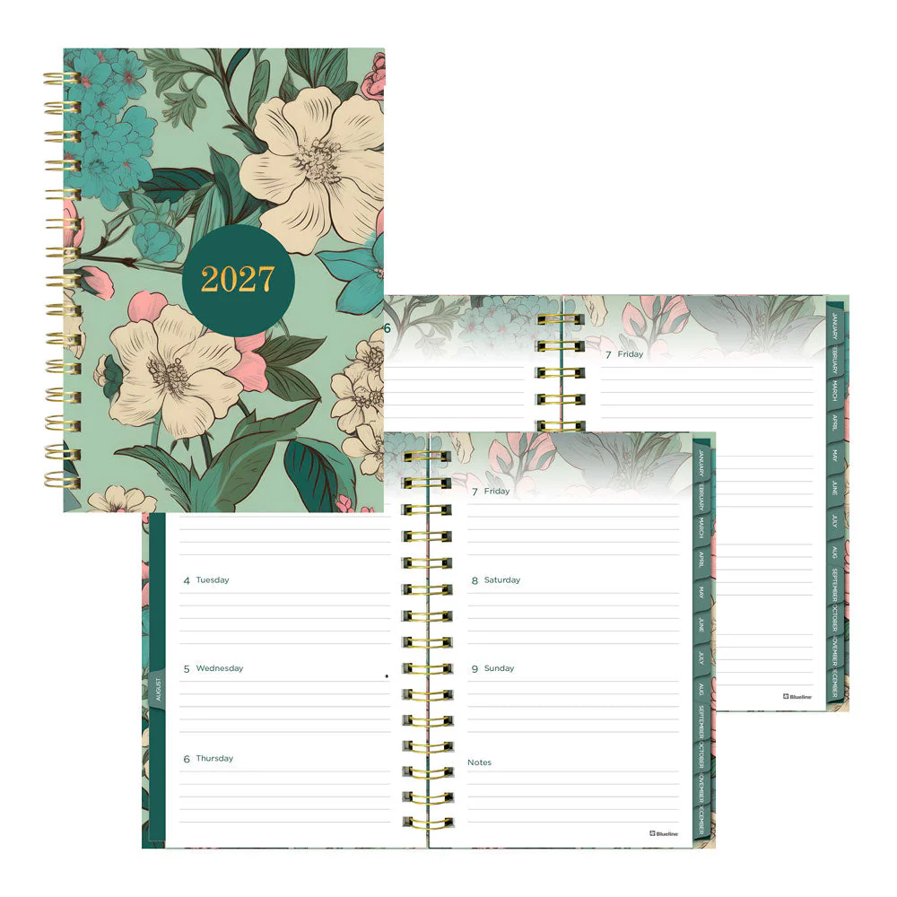 Verdant 17-Month Weekly Planner, 2026 - 2027, English (C448017.01-27)