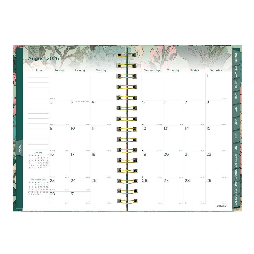 Verdant 17-Month Weekly Planner, 2026 - 2027, English (C448017.01-27) - Image 4