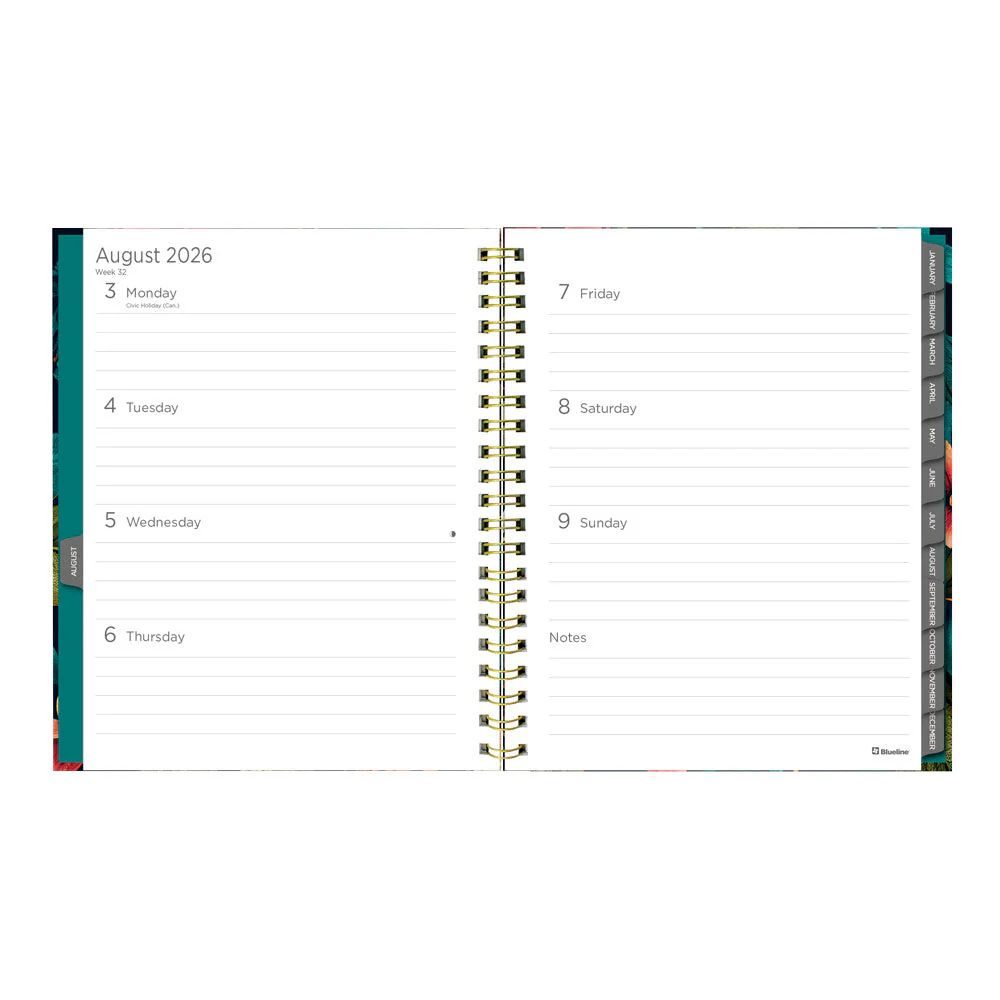 Wildflower Glow 17-Month Weekly Planner, 2026 - 2027, English (C471117.01-27) - Image 3