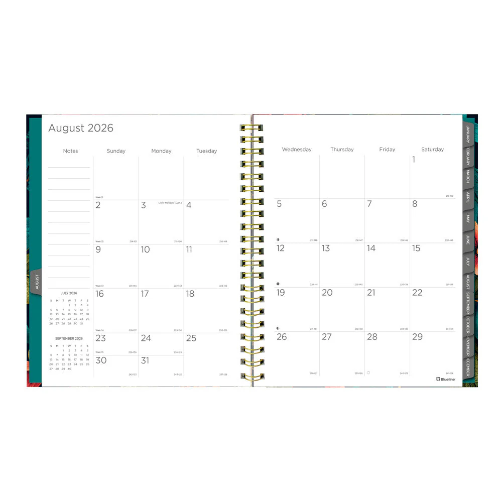 Wildflower Glow 17-Month Weekly Planner, 2026 - 2027, English (C471117.01-27) - Image 4
