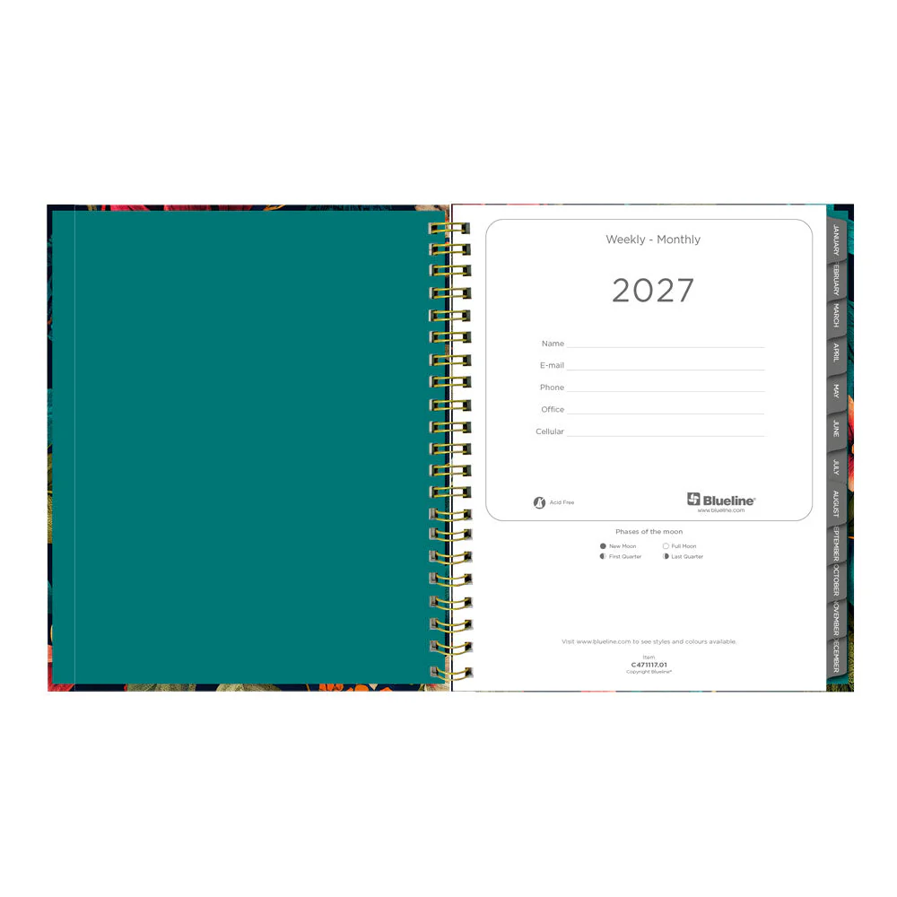 Wildflower Glow 17-Month Weekly Planner, 2026 - 2027, English (C471117.01-27) - Image 5