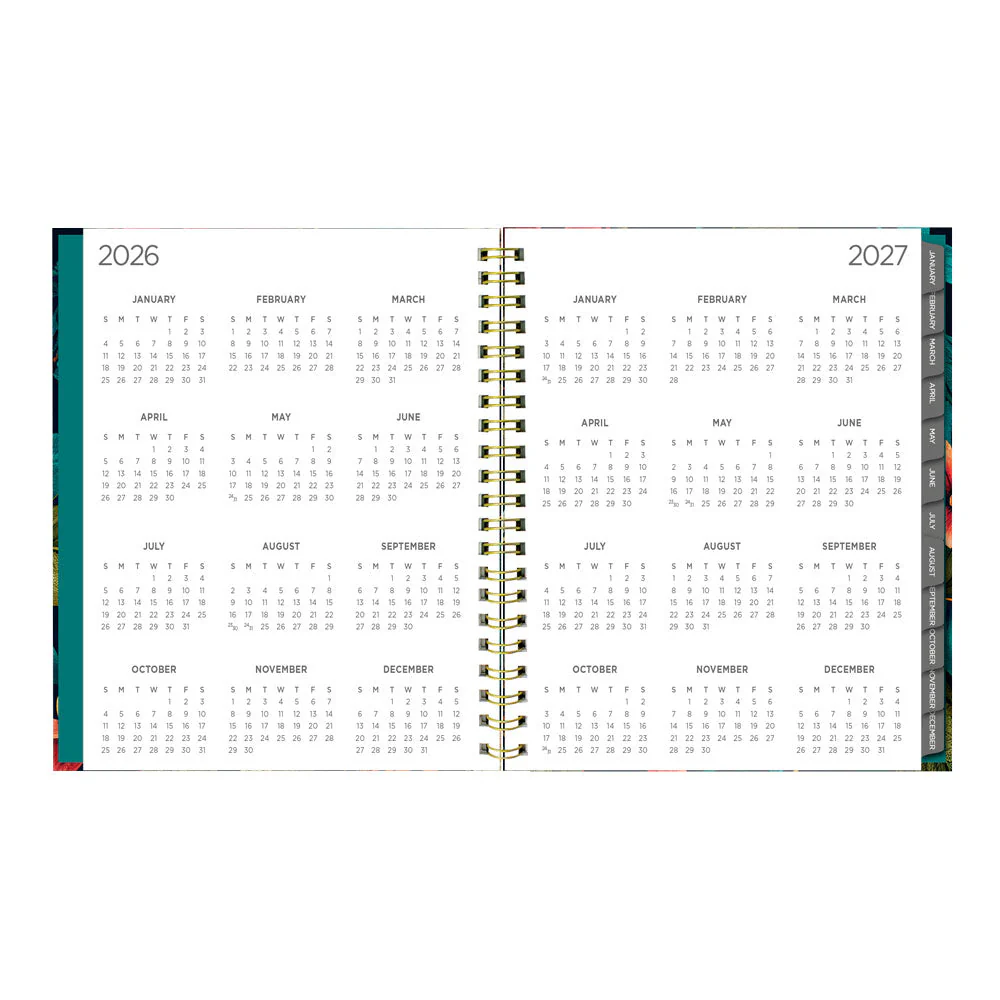 Wildflower Glow 17-Month Weekly Planner, 2026 - 2027, English (C471117.01-27) - Image 6