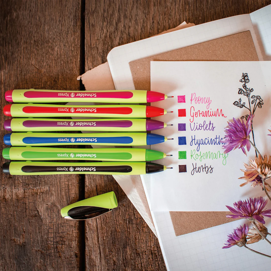 Xpress Fineliners 0.8mm, Pack of 6, Assorted colours - Image 3